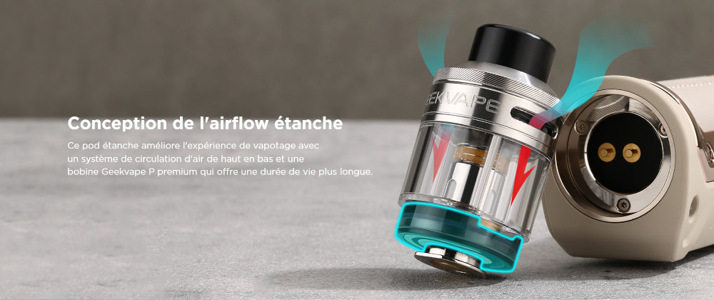 Kit Eteno E100 GeekVape airflow