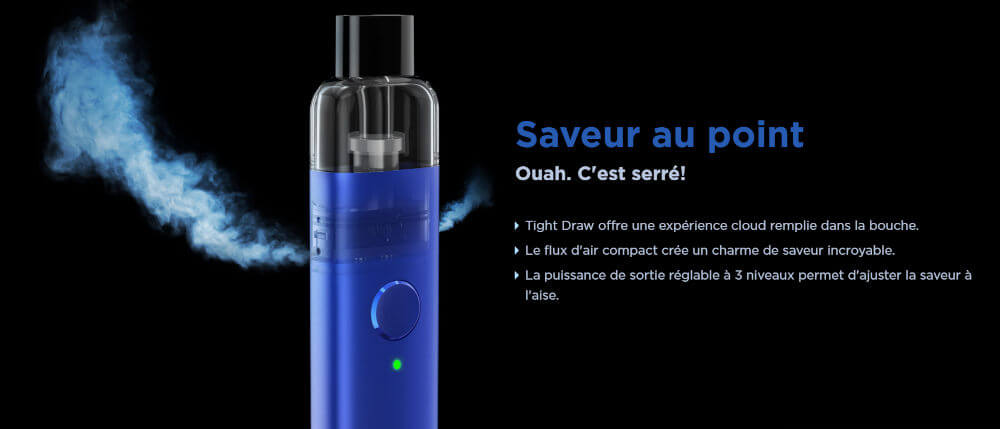 Kit Pod Wenax K1 600mAh GeekVape saveurs