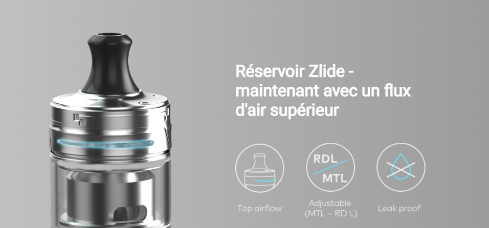 Kit CoolFire Z60 Zlide Top Innokin clearomiseur