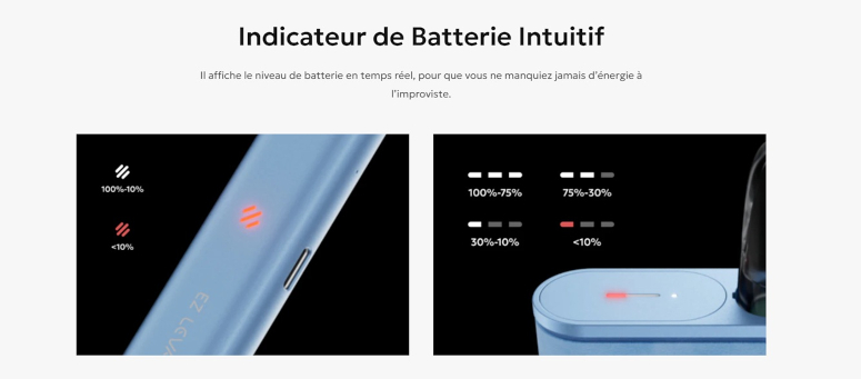 Kit EZ Leva Innokin indicateur batterie