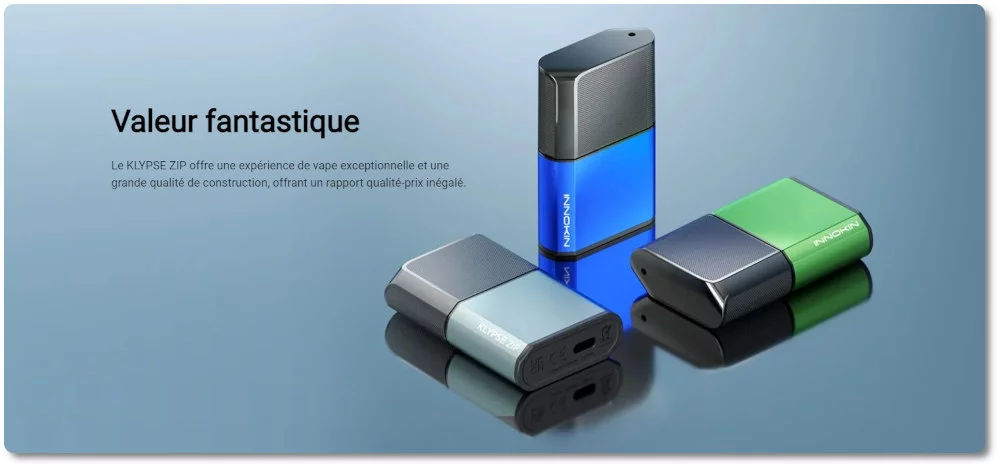 Kit Pod Klypse Zip 650mAh Innokin présentation