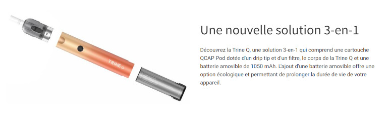 Kit Pod Trine Innokin batterie