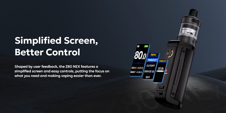 Kit Coolfire Z80 NEX 80W Innokin screen