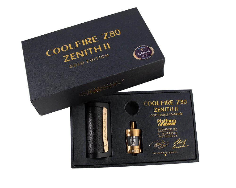 Kit Coolfire Z80 Gold Limited Edition Zenith 2 Innokin