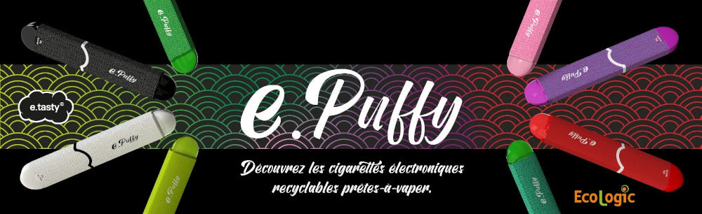 E puffy cigarette électronique jetable