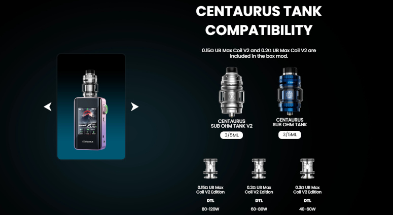 Kit Centaurus BT200 Lost Vape résistances