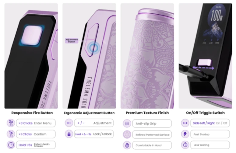 Remplissage et airflow Thelema Solo Pro 100