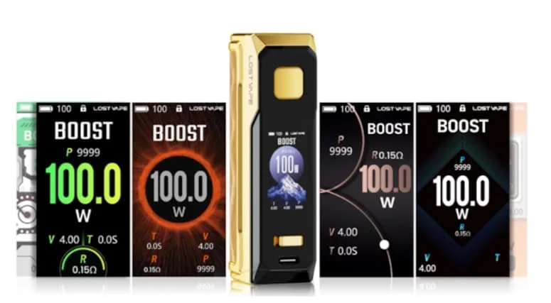 Thelema Solo 100 Pro Lost Vape modes