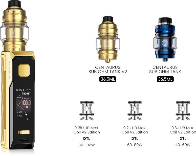 compatibilité résistances Thelema solo pro 100 Lost Vape
