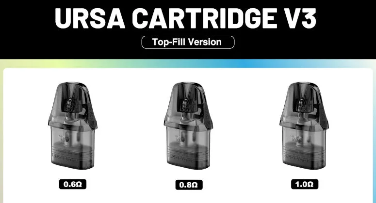 Ursa Cap Pro cartouches pod Lost Vape