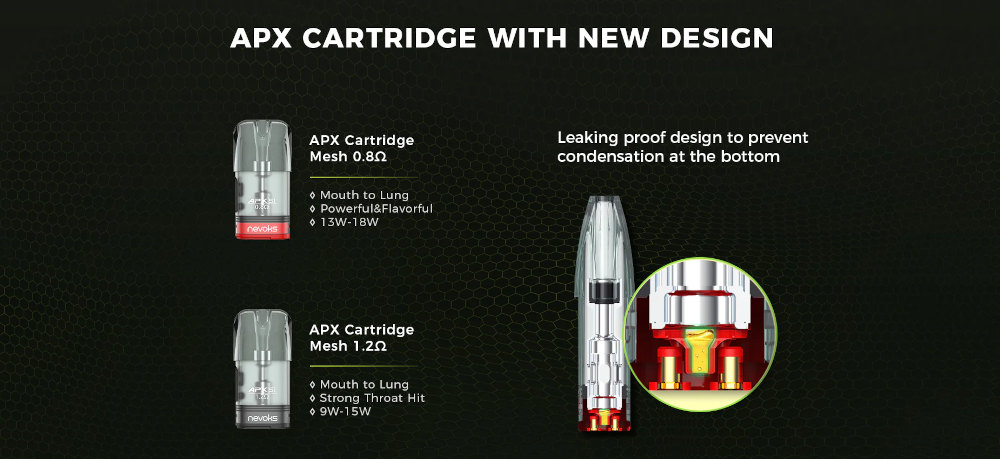Kit Pod APX S1 500mAh Nevoks résistances