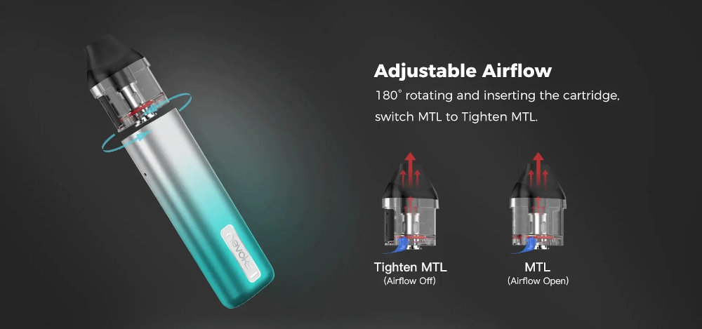Kit Pod Feelin Mini 750mAh Nevoks airflow ajustable
