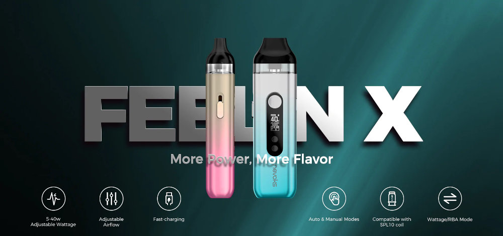 Kit Pod Feelin X 1600mAh Nevoks présentation