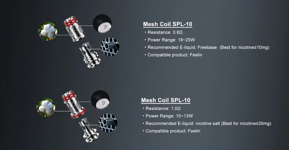résistances Kit pod pagee 950 nevoks