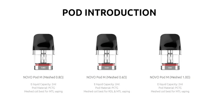 pod compatibles avec le Novo GT Smok