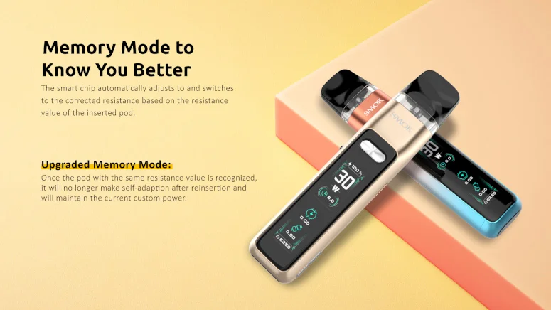Mémoire intelligente kit pod novo gt Smok