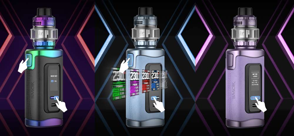 Les modes de vape du kit Morph 3 230W Smok