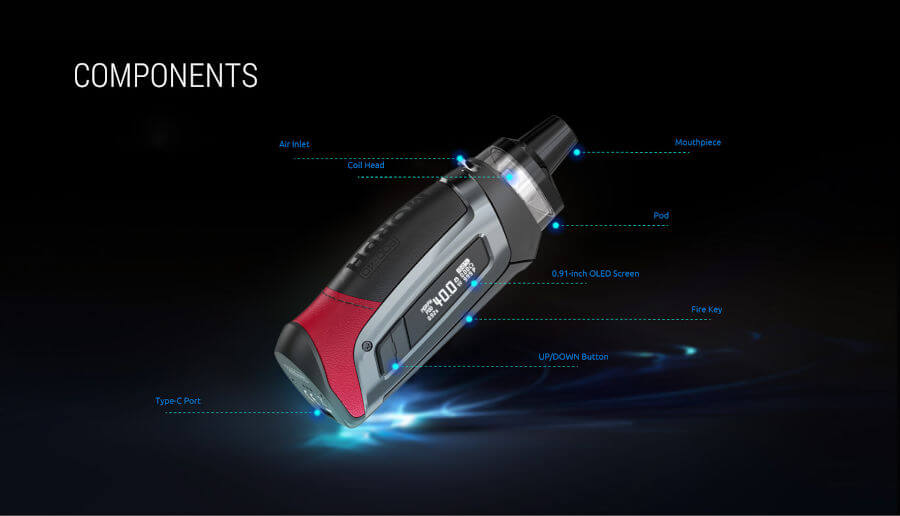 pod morph p40 smok caractèristiques