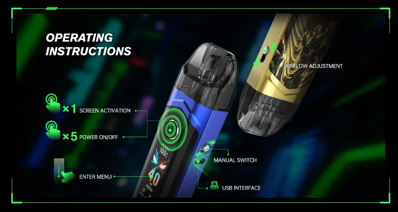 Pod Nord 6 airflow Smok