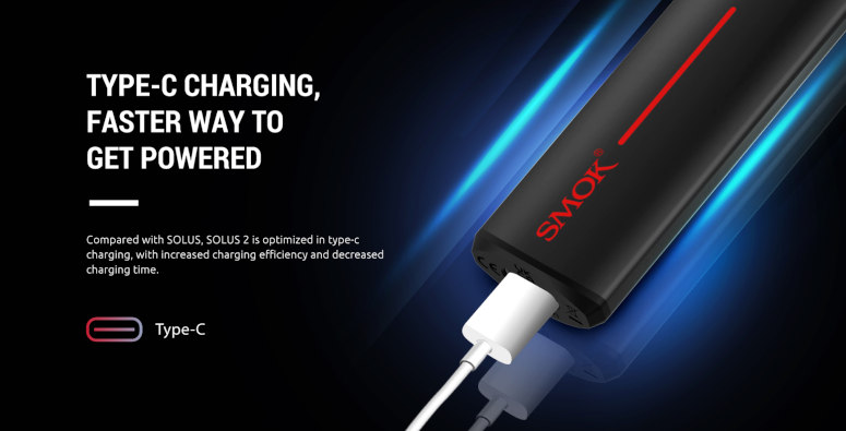 Kit Pod Solus 2 700mAh Smok rechargement