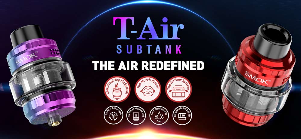 Le clearomiseur T-Air Subtank Smok