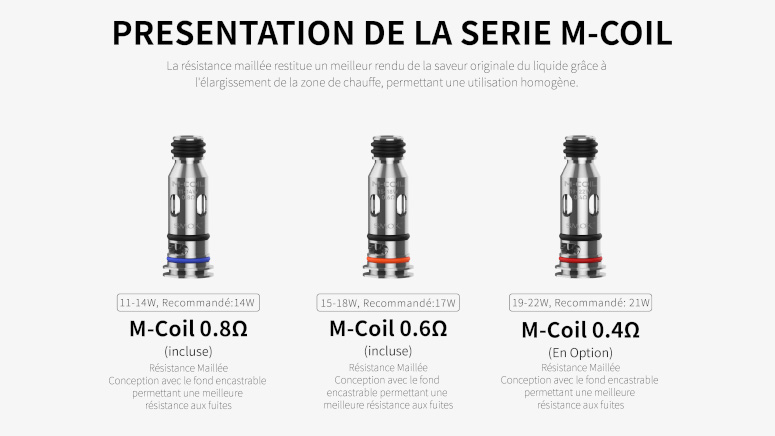 résistance m coil smoktech