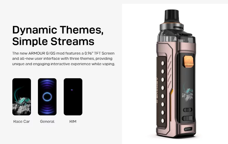 Kit Armous GS DTL Vaporesso thèmes personnalisables