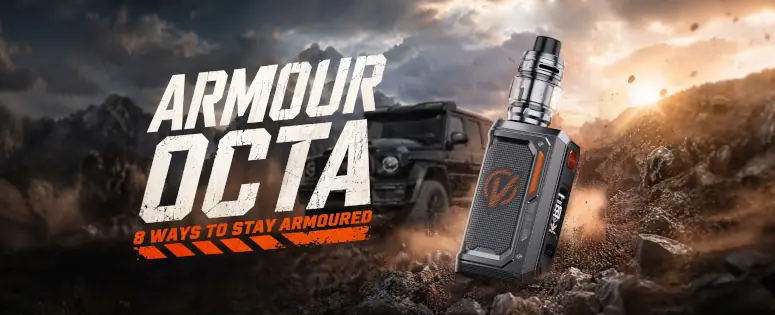 Kit Armour Octa 220W Vaporesso bannière de présentation