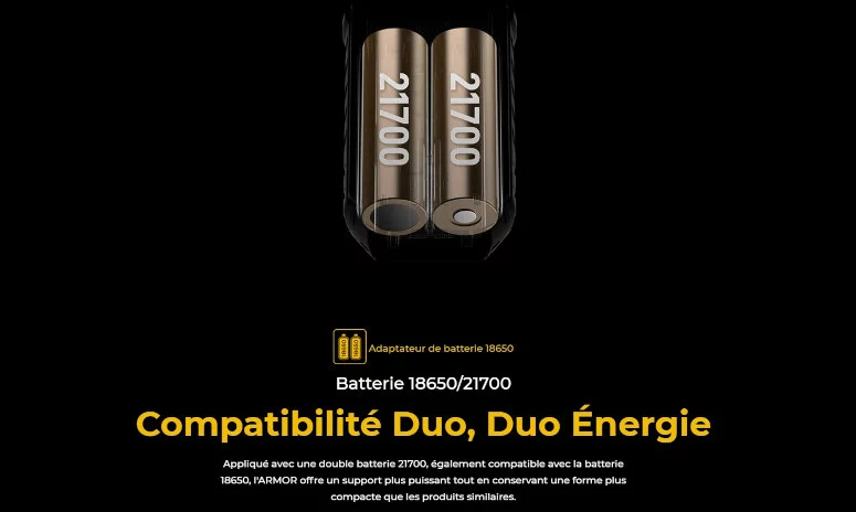 Kit Armour S 100W Vaporesso accus