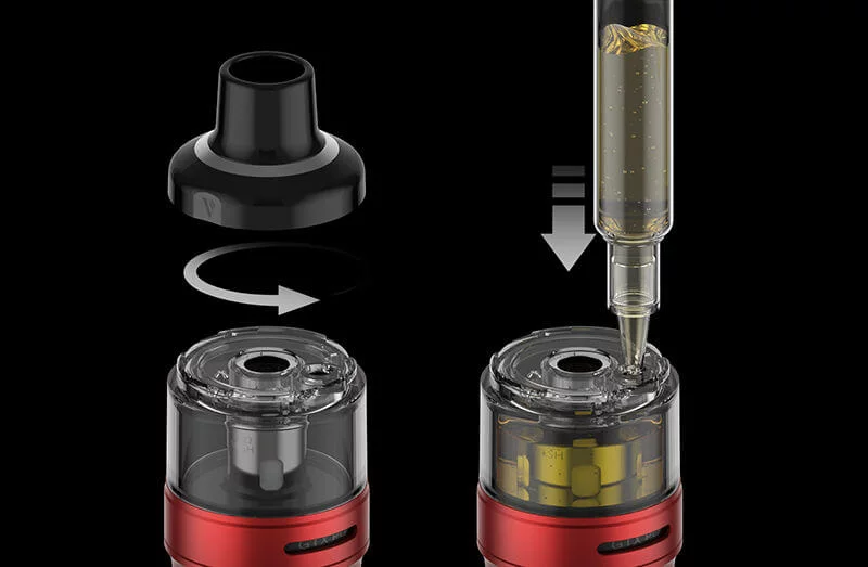 Remplissage par le haut du GTX Pod 26 Vaporesso