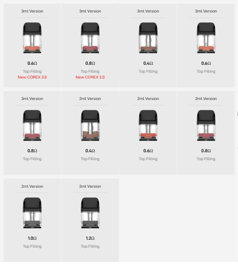 Kit XROS 5 Vaporesso cartouches