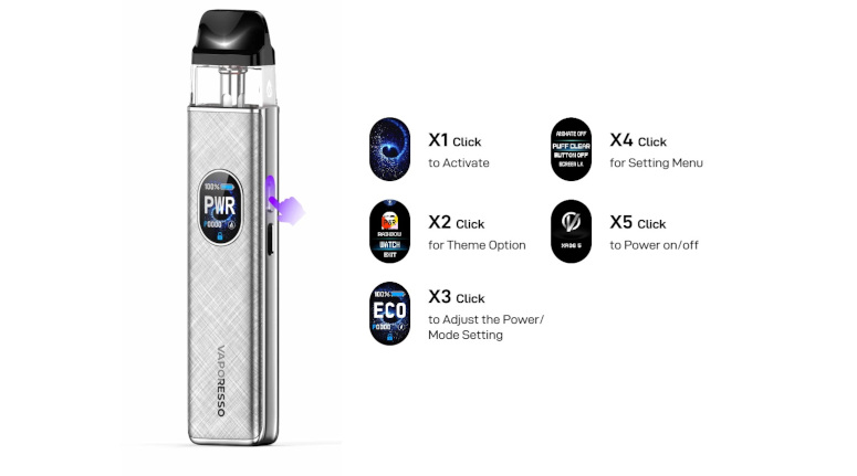 Kit XROS 5 Vaporesso utilisation