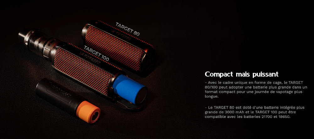 Kit Target 100 3000mAh Vaporesso batterie