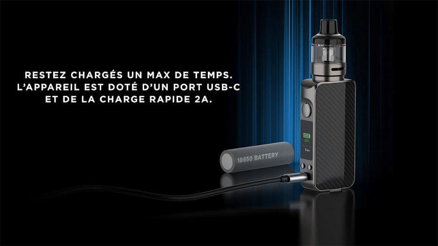 Kit LUXE 80 S - Vaporesso batterie 18650