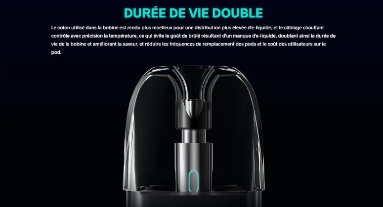 durée de vie cartouche argus P1S Voopoo