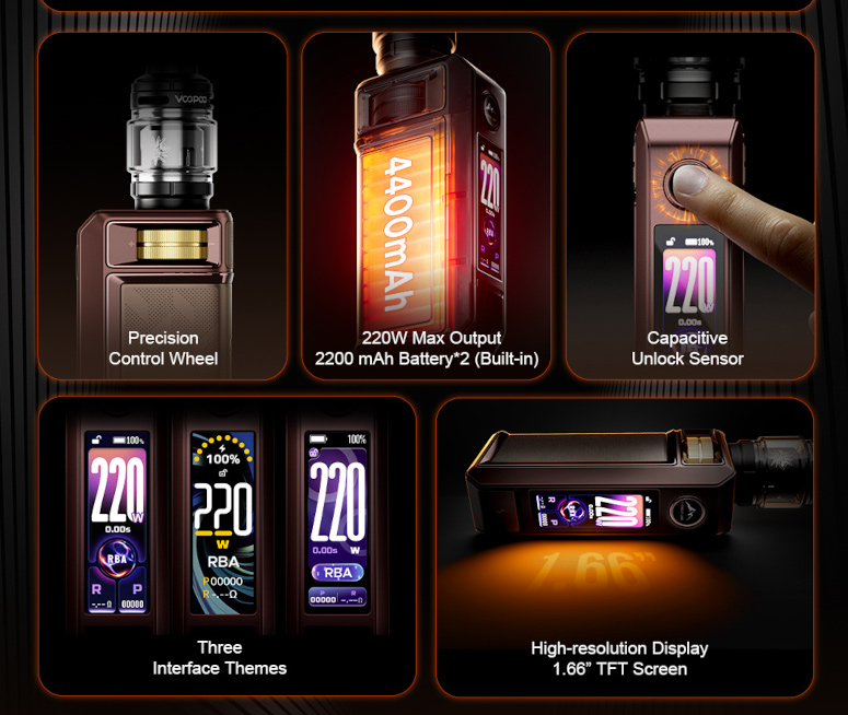 Box drag 6 voopoo caractéristiquess