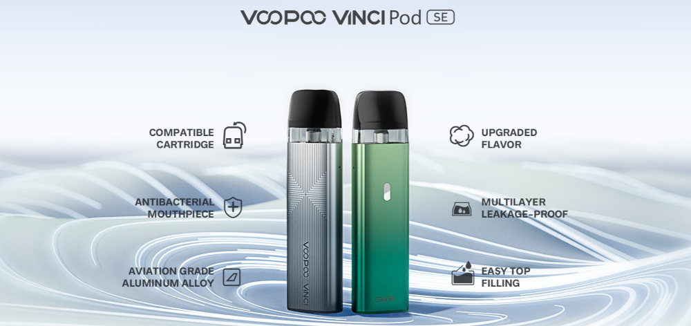 VINCI POD SE 900MAH VOOPOO présentation