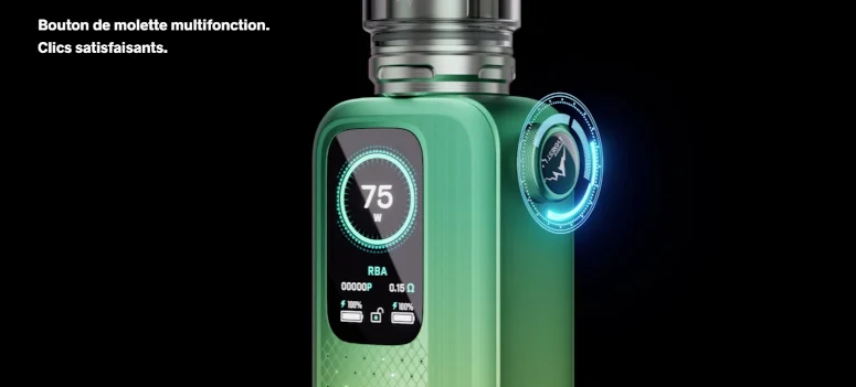 Kit Vinci Spark 220 Voopoo bouton