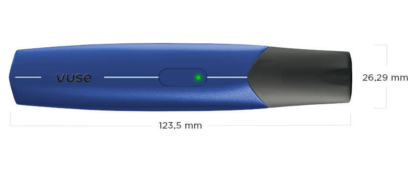 Vuse e Pen dimensions Vype