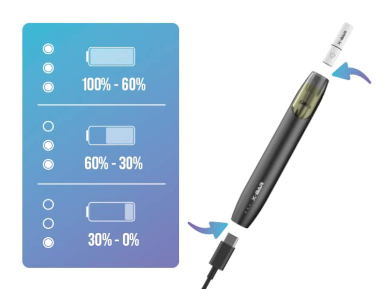 Kit Pod Filter Pro avec Power Bank X-Bar pod