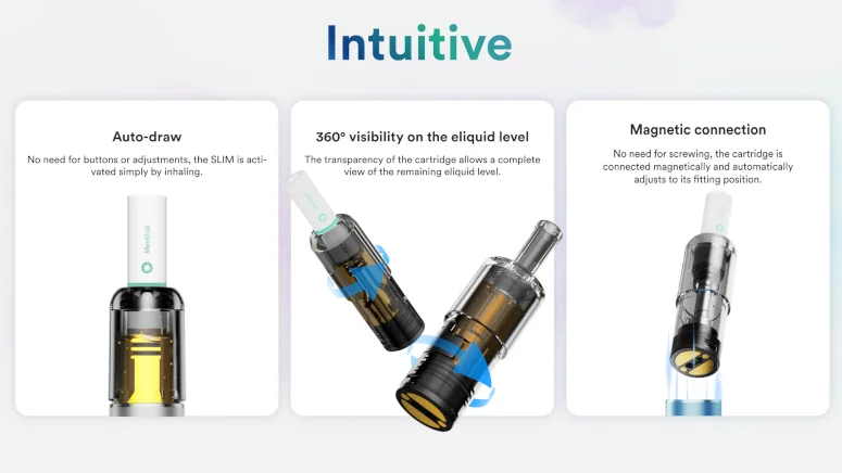 cartouche intuitive starter kit slim vaptio