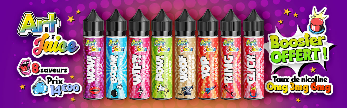 Art Juice gamme e liquide fr