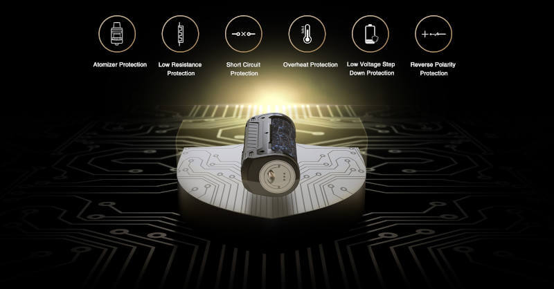 Box Hyperion DNA 100C Lost Vape protections