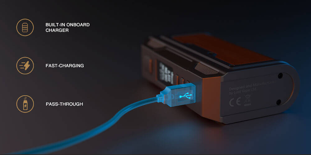 Box Thelema DNA 250C Lost vape rechargement