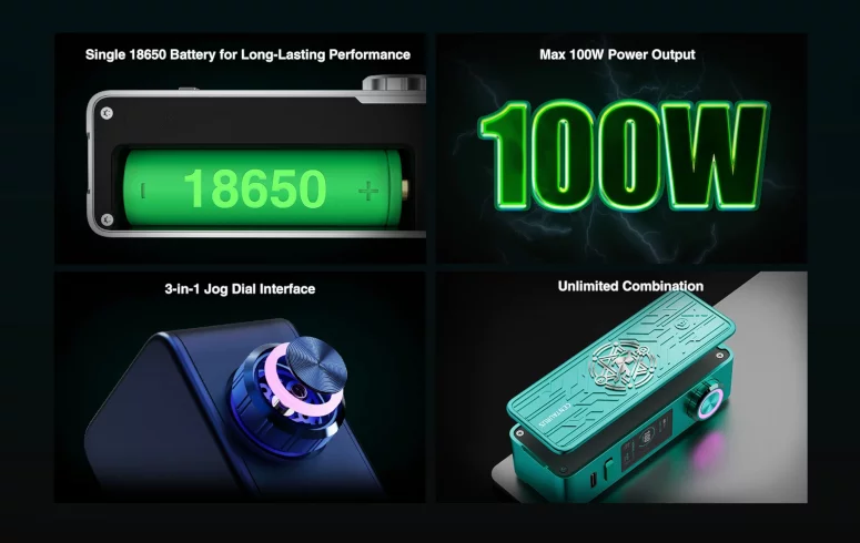 Box Centaurus M100 Lost Vape caractéristiques