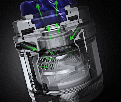 Profile M RTA Wotofo airflow