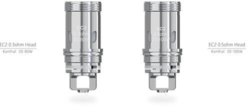 Résistances EC2 du kit iStick Melo 4 Eleaf