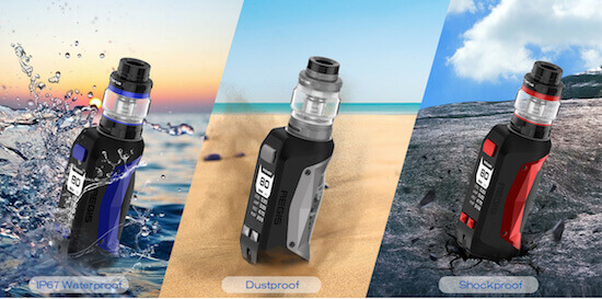 E-cig incassable et waterproof : Kit Aegis Mini 80W de Geek Vape