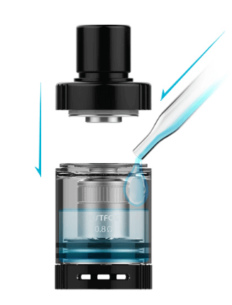 Kit Fog 1 par Justfog : un remplissage par le top