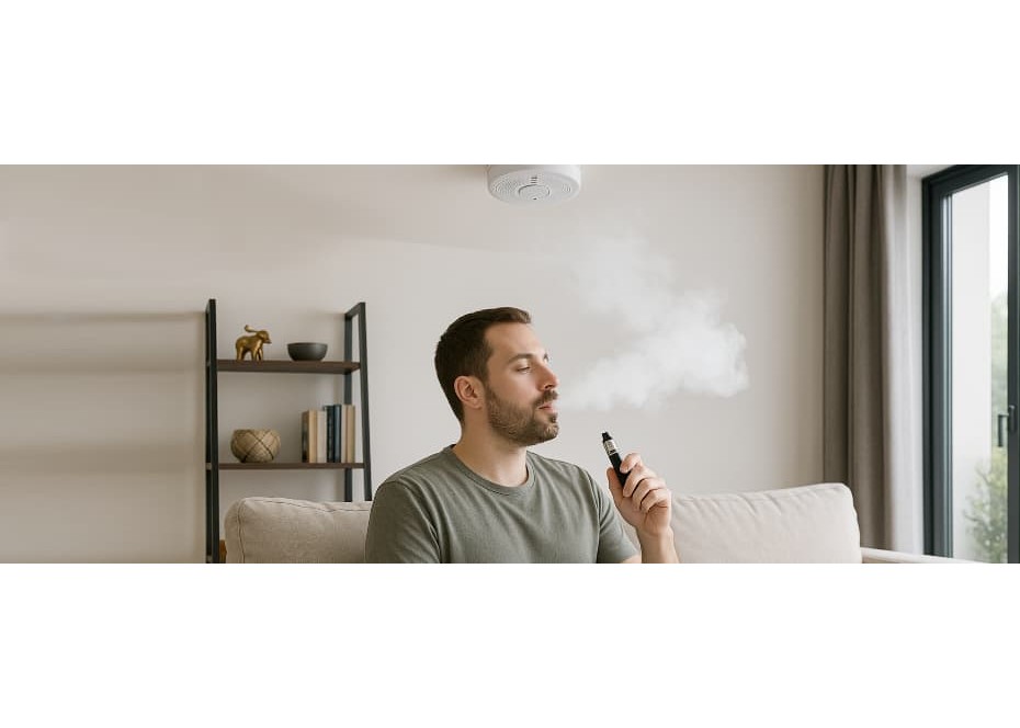 La cigarette électronique peut-elle déclencher un détecteur de fumée ?